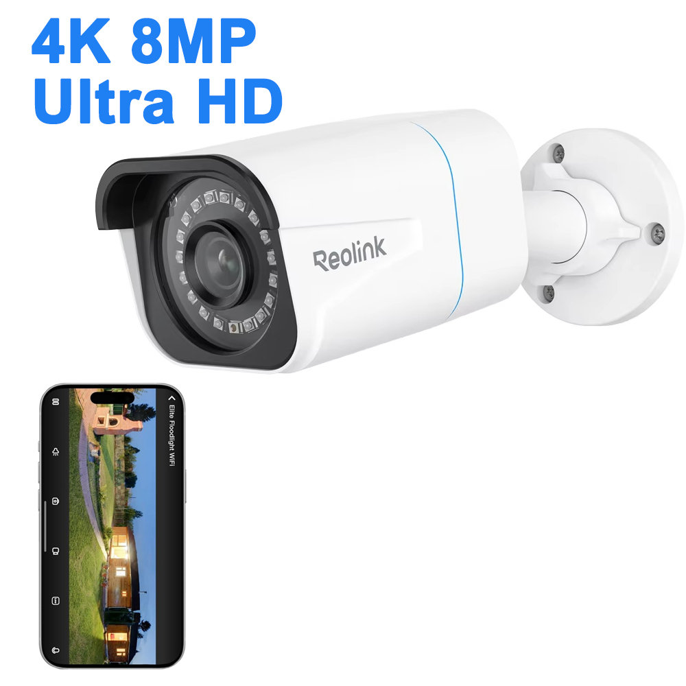 Smart Home X10 - Cámara de Seguridad IP PoE REOLINK