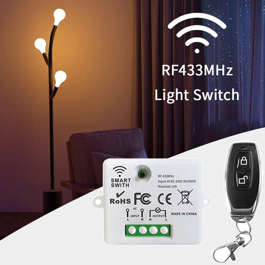 Smart Home Lighting Control - Interruptor de Control Remoto Inalámbrico RF