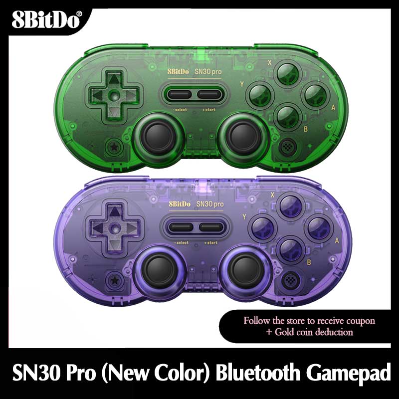 Smart Home Raspberry Pi - 8Bitdo SN30 Pro Bluetooth Gamepad controlador