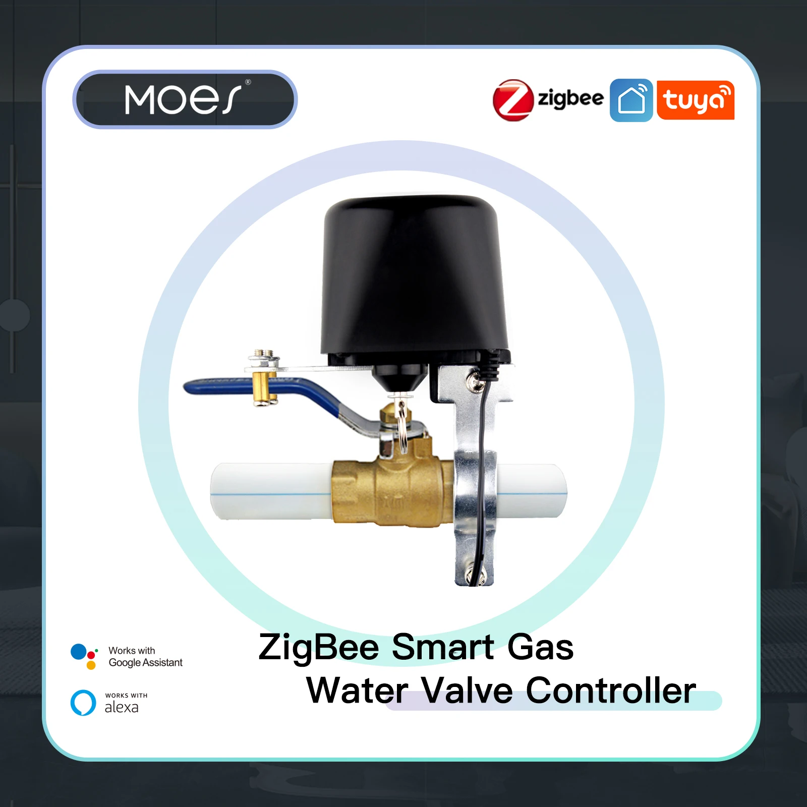 Smart Home Plus - MOES-mando a distancia ZigBee 3,0, válvula