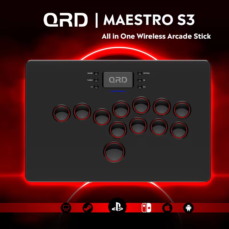 Smart Home Raspberry Pi - QRD Maestro S3 Hitbox inalámbrico para
