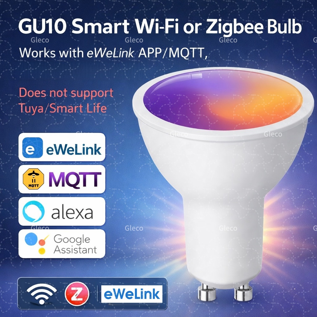 Smart Home Samsung - Bombillas LED Zigbee GU10 Ewelink, Lámpara