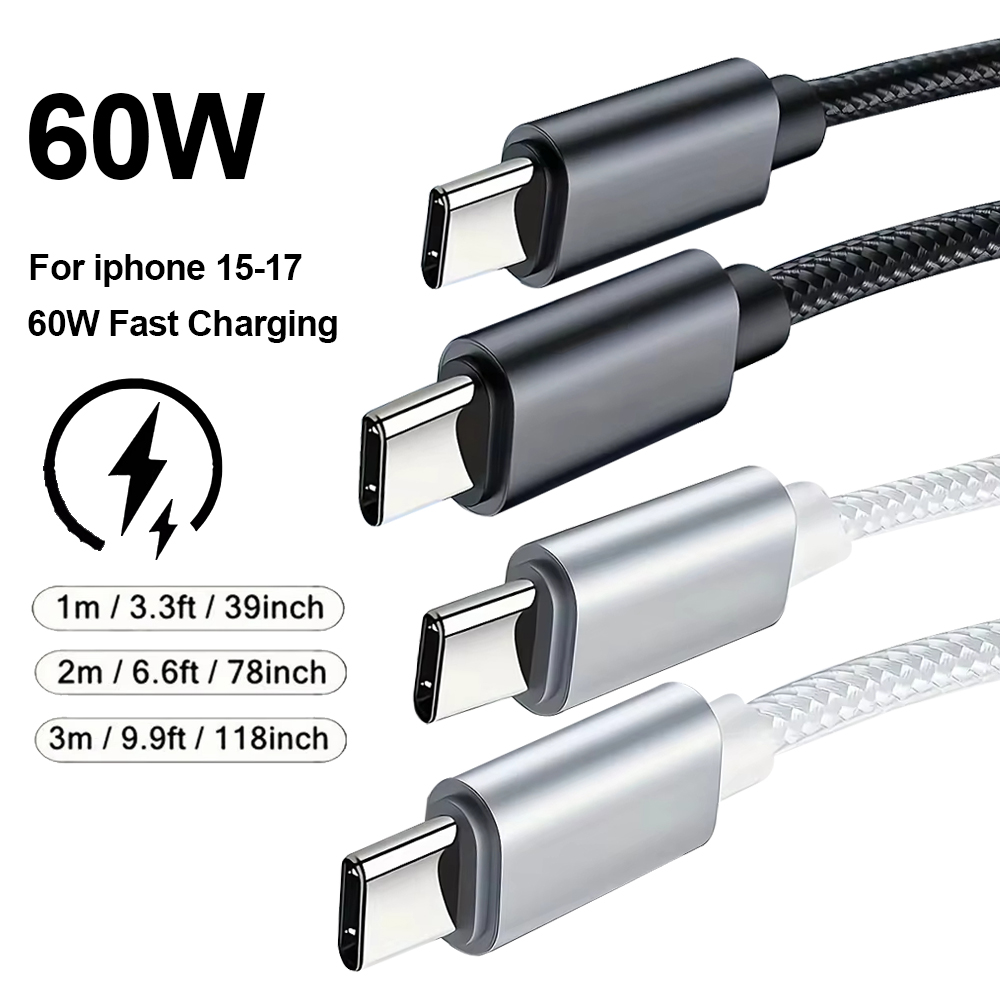 Smart Home Samsung - Cable USB C Trenzado de 60W,