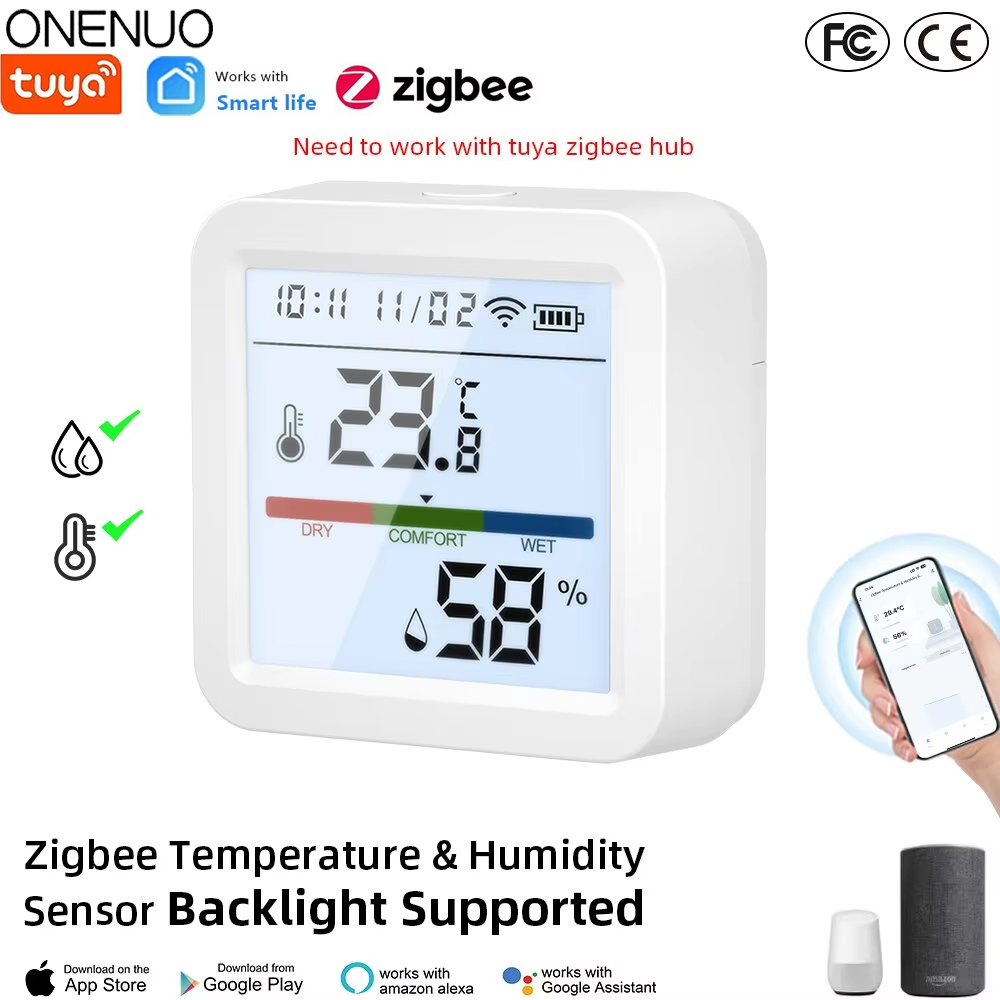 Smart Home Website - Tuya ZigBee Sensor de temperatura y