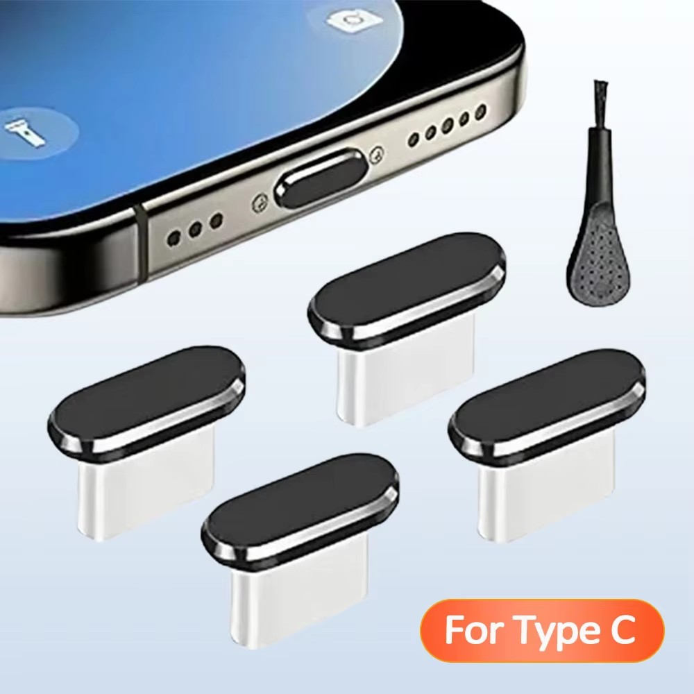 Smart Home Samsung - 4 tapones antipolvo USB C con