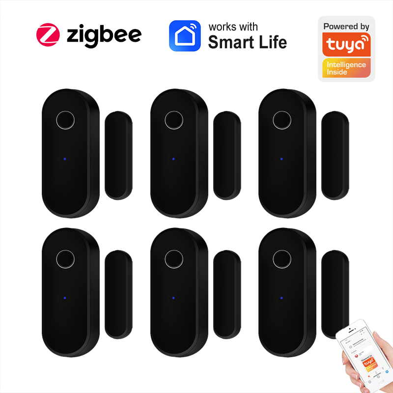 Smart Home Website - Tuya-Sensor de puerta inteligente Zigbee, Detector