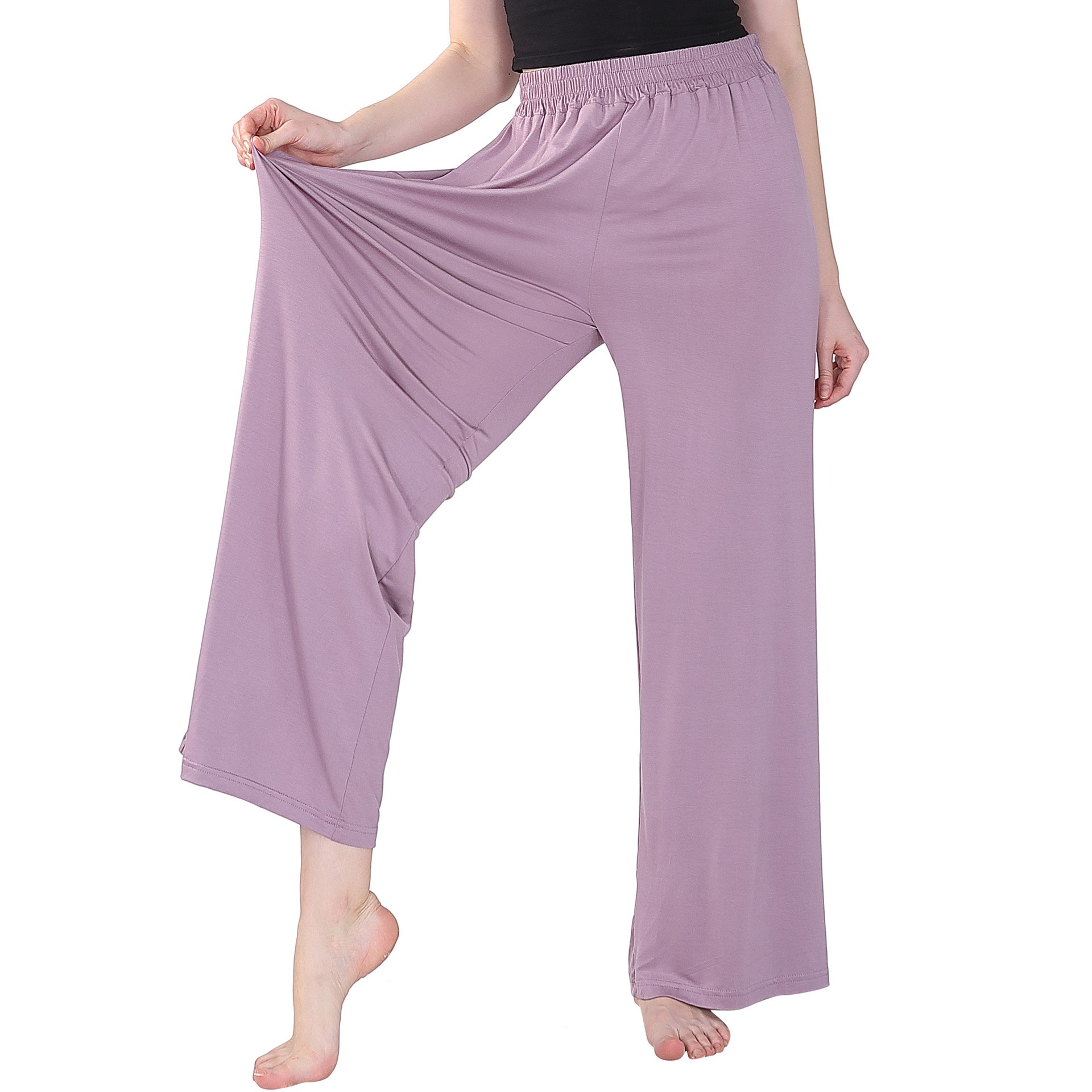 Smart Home Plus - Pantalones de pijama de algodón suave