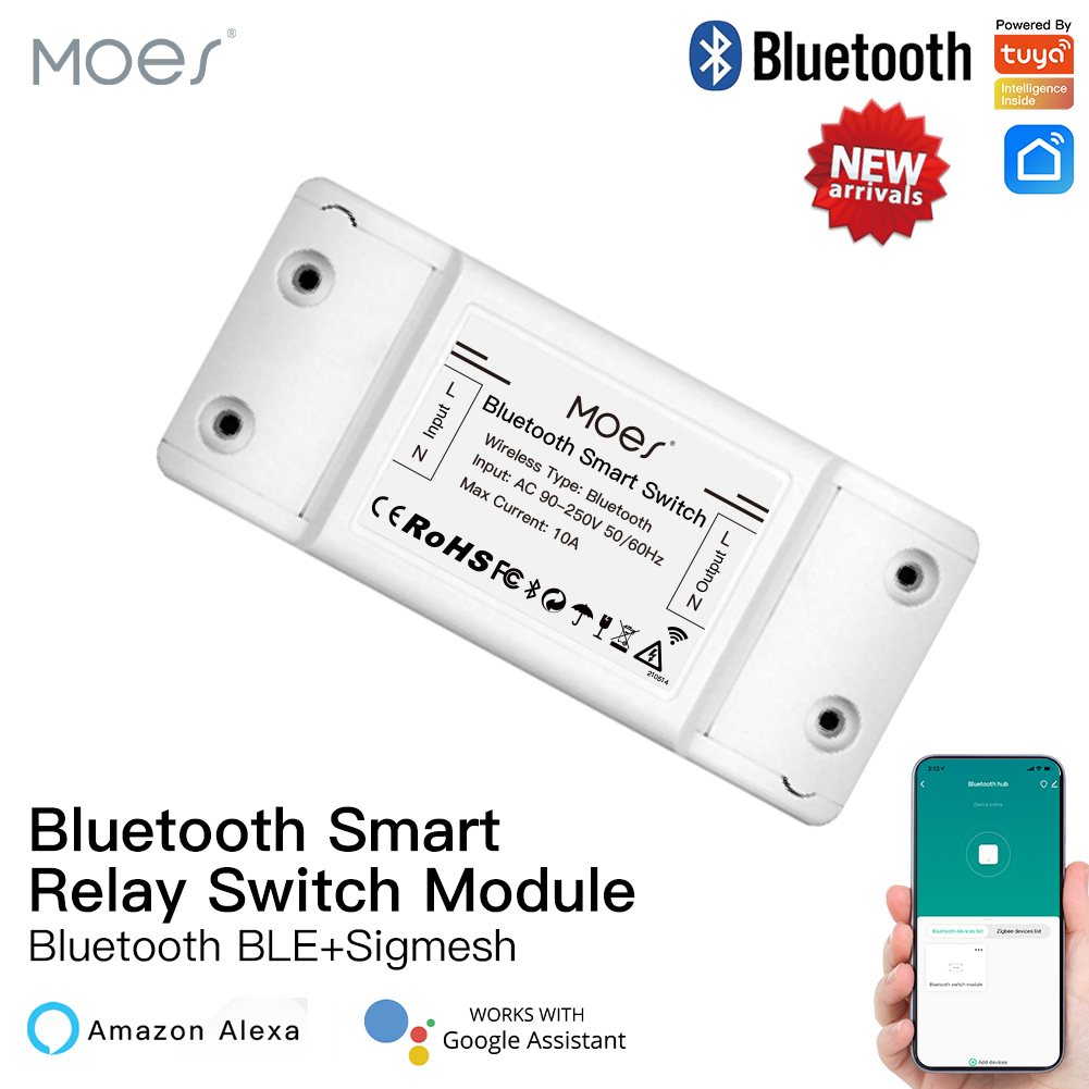 Smart Home Moes - Módulo de Relé con Interruptor Inteligente