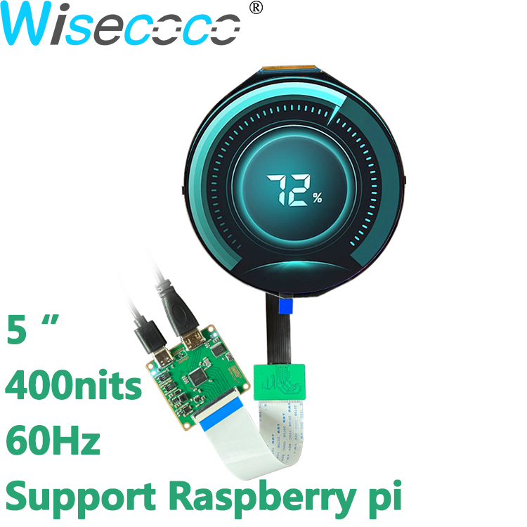 Smart Home Raspberry Pi - Pantalla LCD redonda IPS de 5