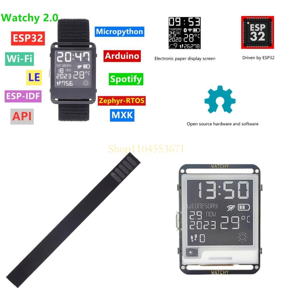 Smart Home Open Source Software - Reloj táctil programable con pantalla bajo