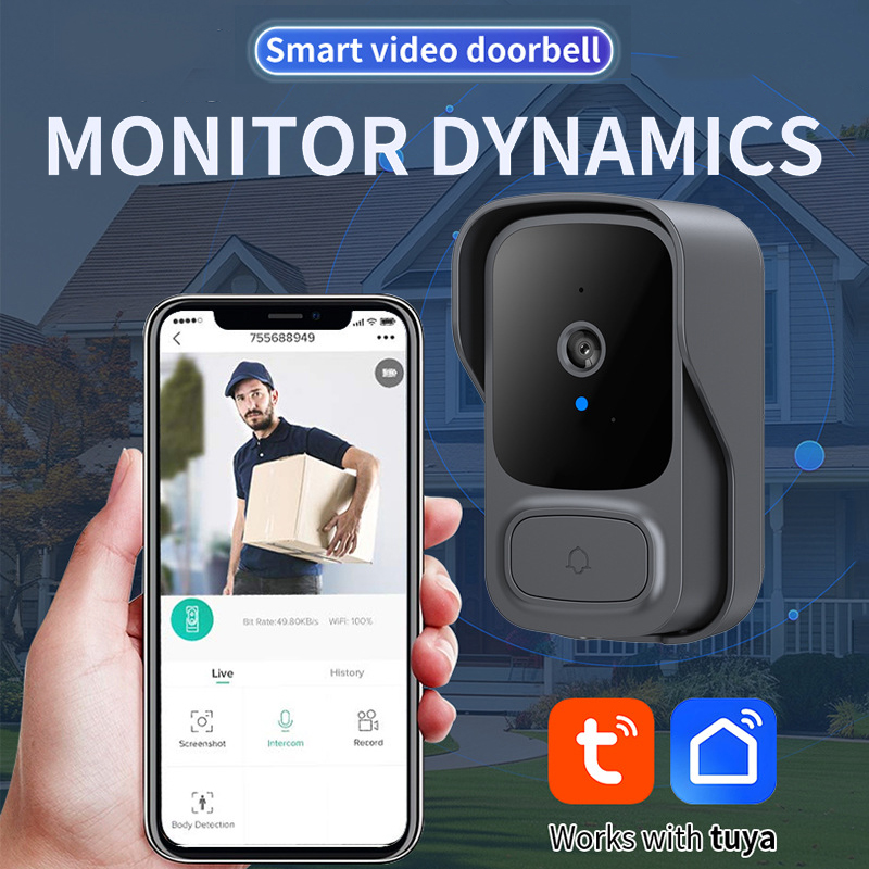 Smart Home Video Doorbell Installation - Tuay-cámara con timbre Wifi, videoportero inalámbrico