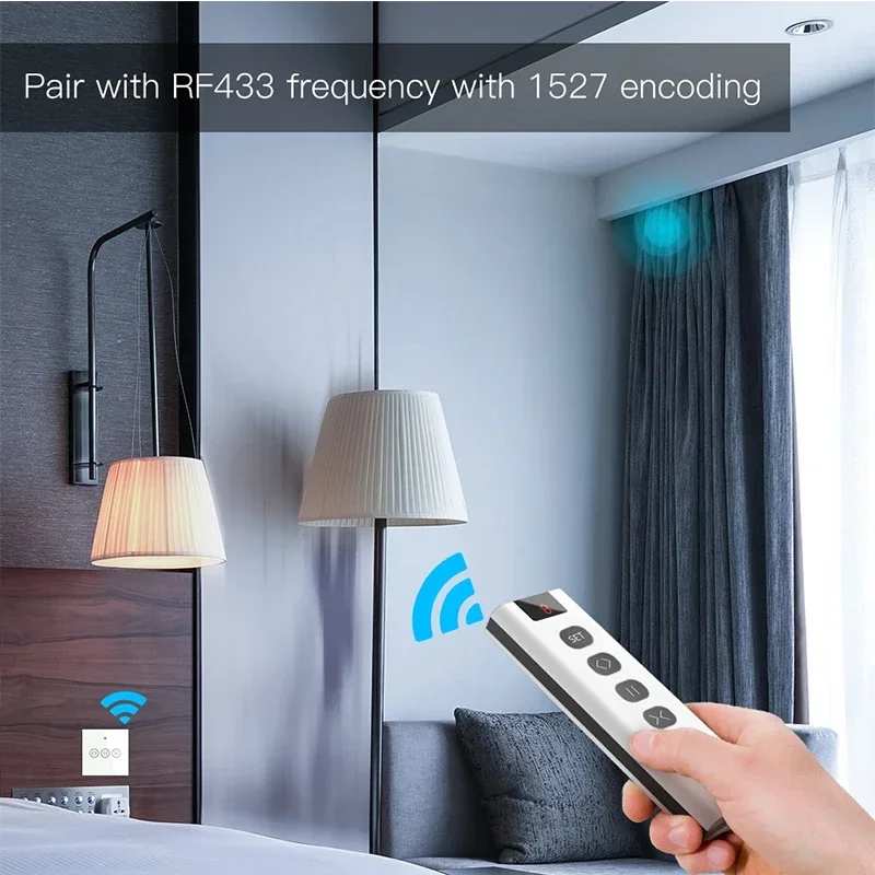 Mando a distancia RF433 de 9/1 - Smart Home Blinds reseña y precio