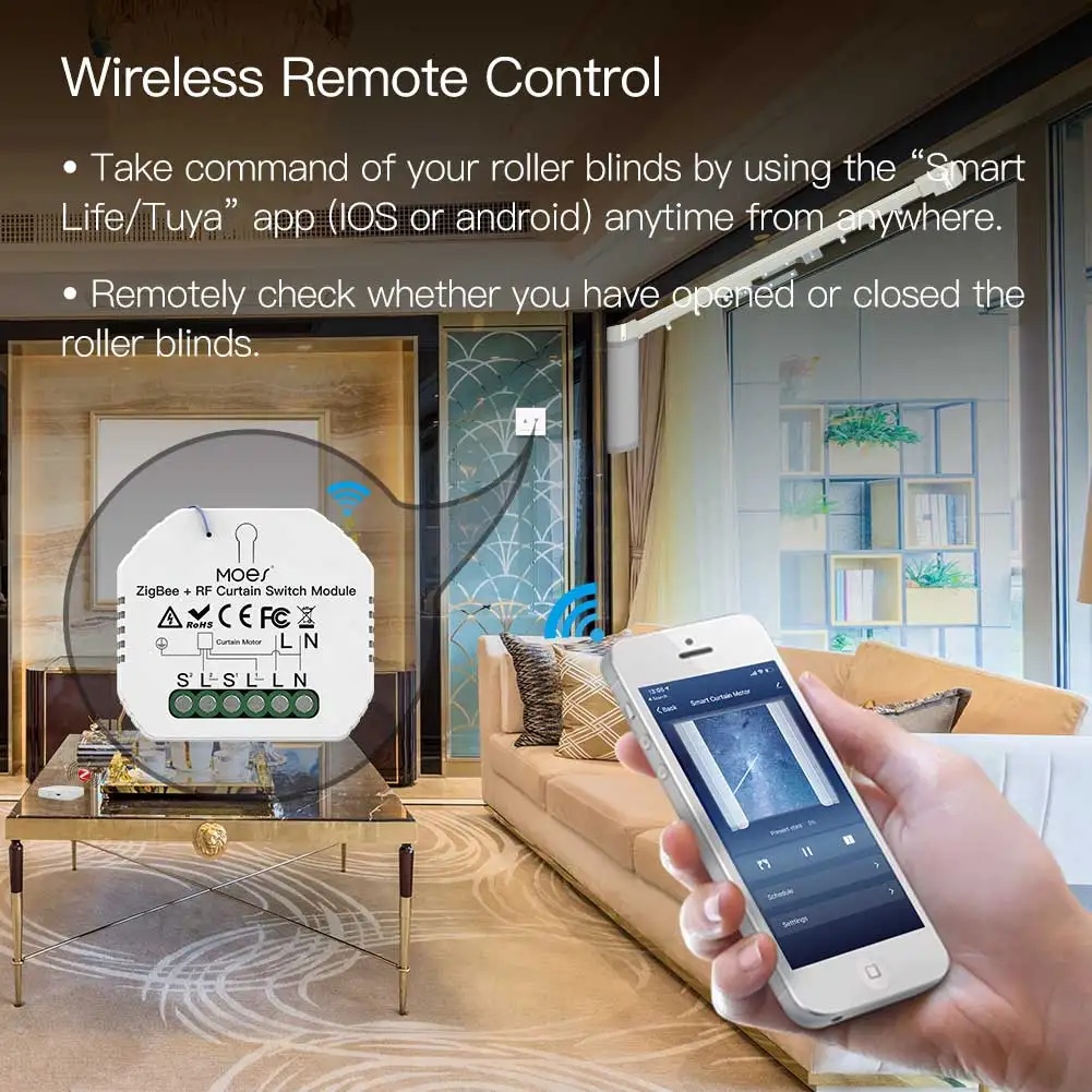 Módulo de Interruptor de Corti - Smart Home Blinds reseña y precio
