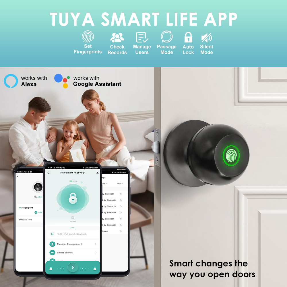 Cerradura electrónica Tuya, ce - Smart Home Website reseña y precio