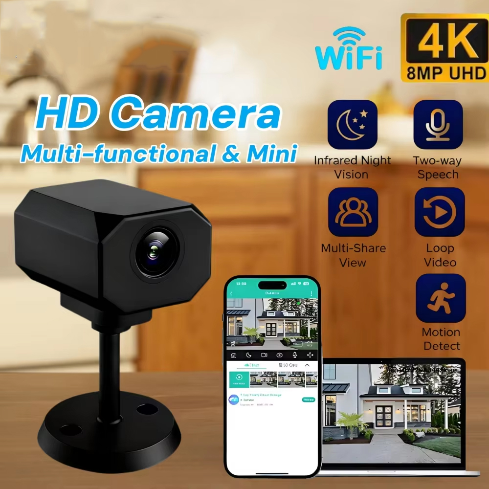 Cámara de seguridad WiFi 4K HD - Smart Home Design reseña y precio