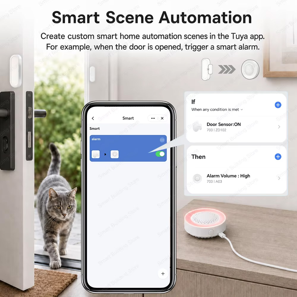 Sensor de Puerta y Ventana Imp - Smart Home Website reseña y precio