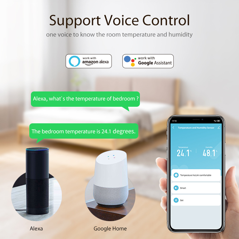 Sensor de temperatura y humeda - Smart Home Samsung reseña y precio