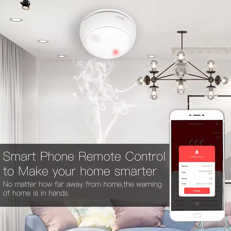 Detector de Humo Inalámbrico I - Smart Home Moes reseña y precio