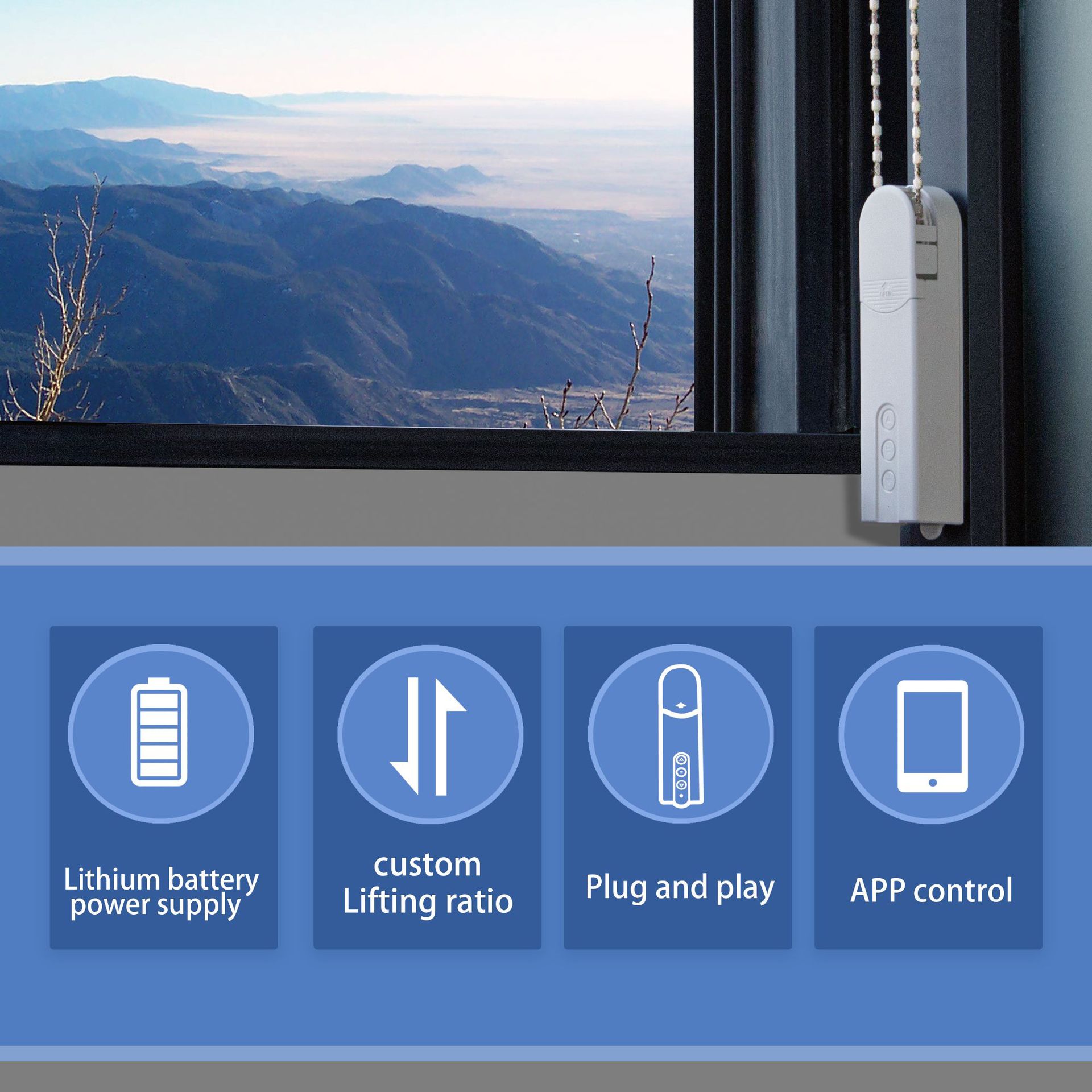 Motor eléctrico de rodillo cie - Smart Home Blinds reseña y precio