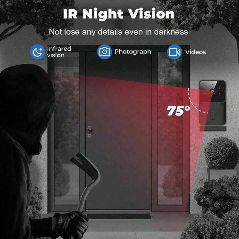 Timbre inalámbrico inteligente - Smart Home Video Doorbell Installation reseña y precio