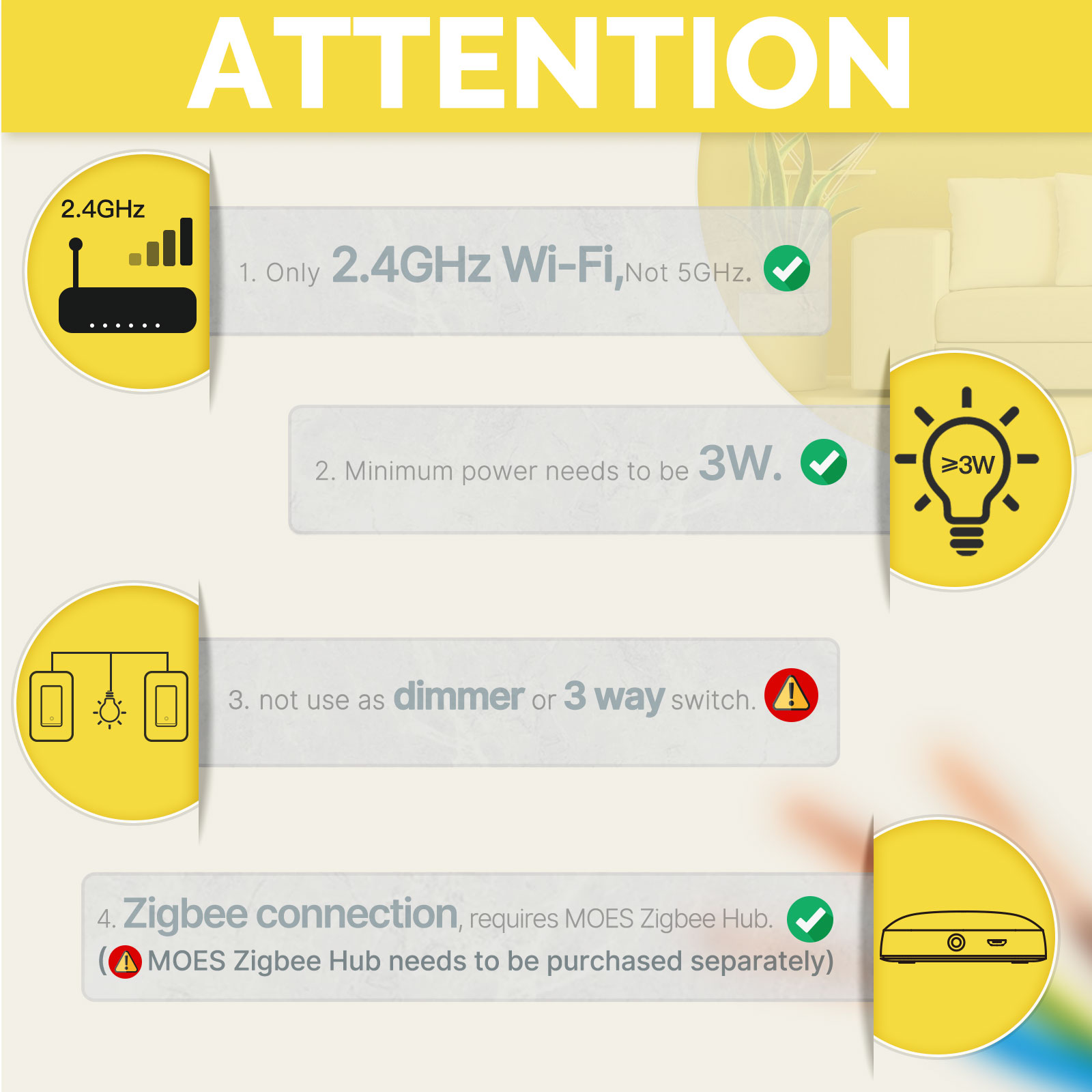 Interruptor de luz inteligente - Smart Home Lighting Control reseña y precio