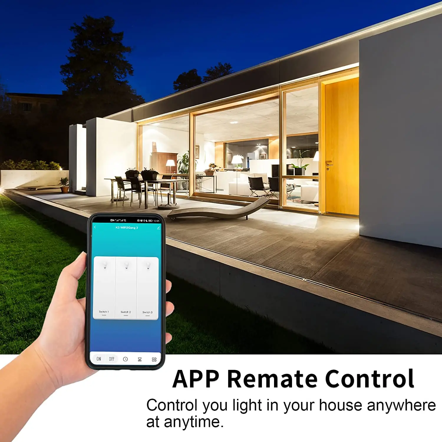 Tuya Wifi UE interruptores int - Smart Home Google reseña y precio