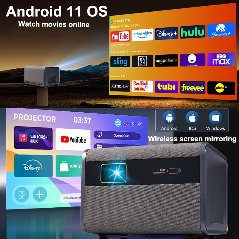 Proyector LED Huaweishi-J10, 1 - Smart Home X10 reseña y precio