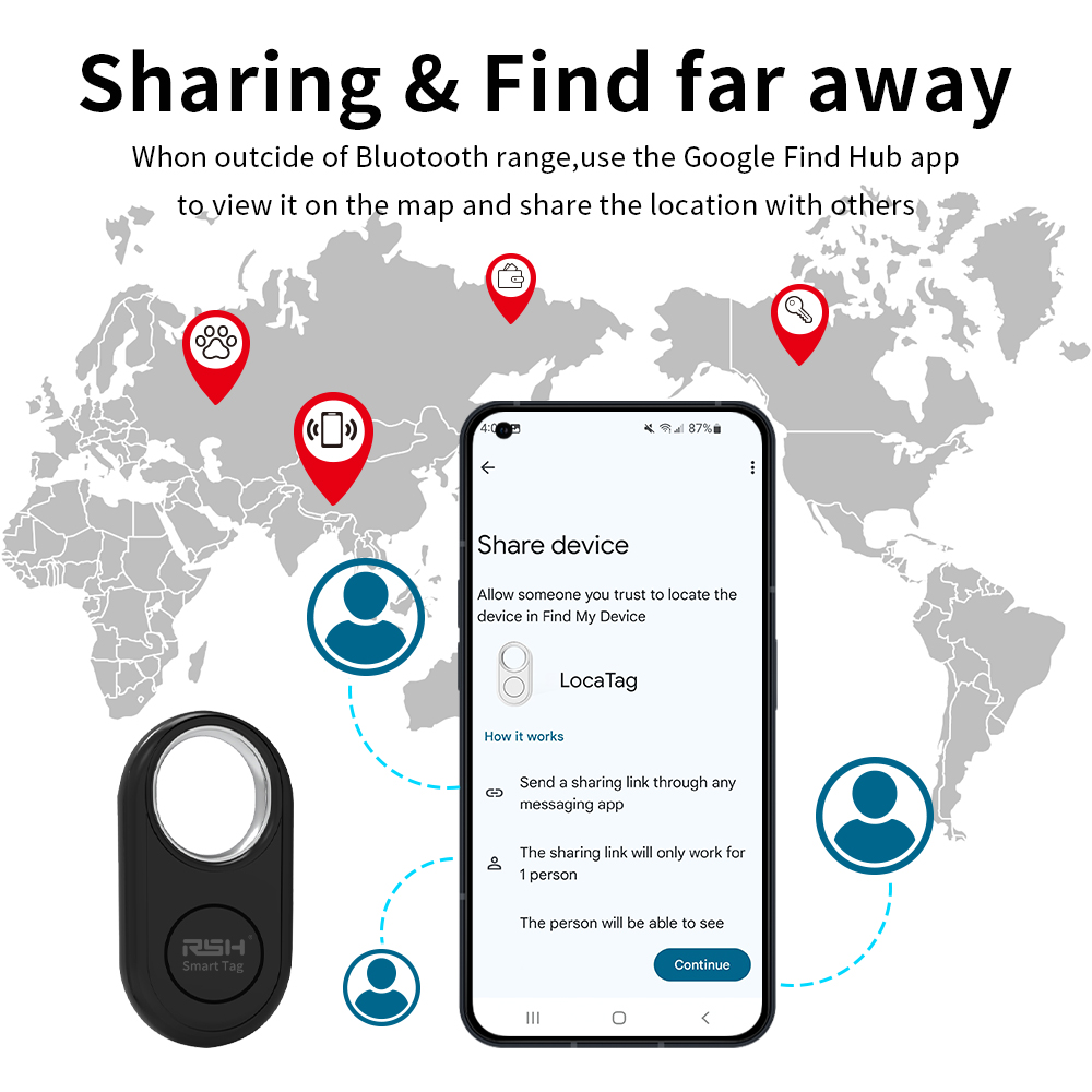 Rastreador GPS RSH 4 Uds para  - Smart Home Samsung reseña y precio