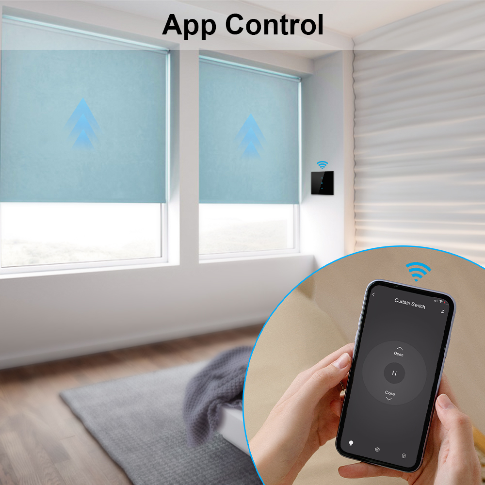 QCSMART persianas enrollables  - Smart Home Blinds reseña y precio