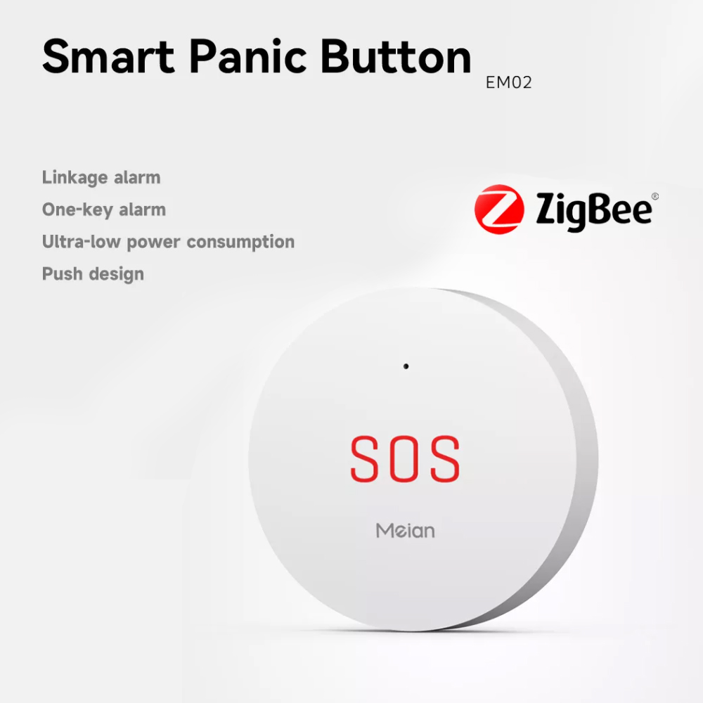 Zigbee-botón de emergencia Tuy - Smart Home Website reseña y precio