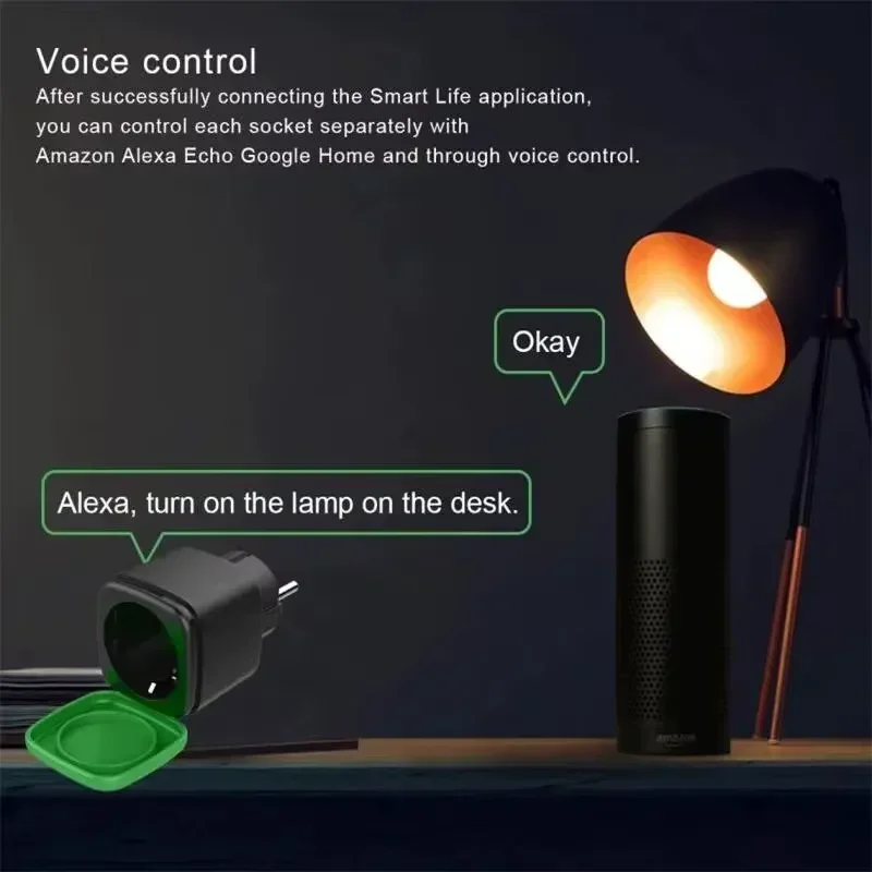 Enchufe Inteligente WiFi Tuya  - Smart Home Google reseña y precio