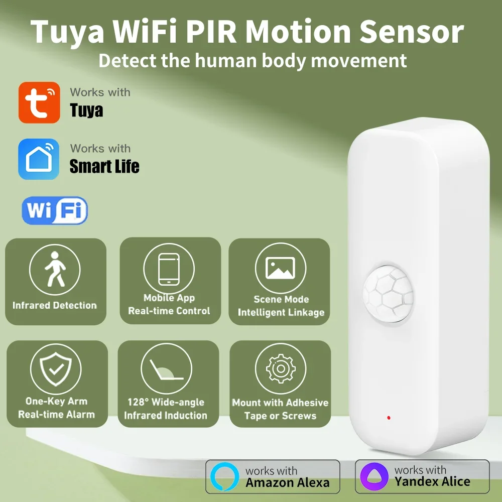 Tuya-Sensor de movimiento PIR  - Smart Home Diy reseña y precio