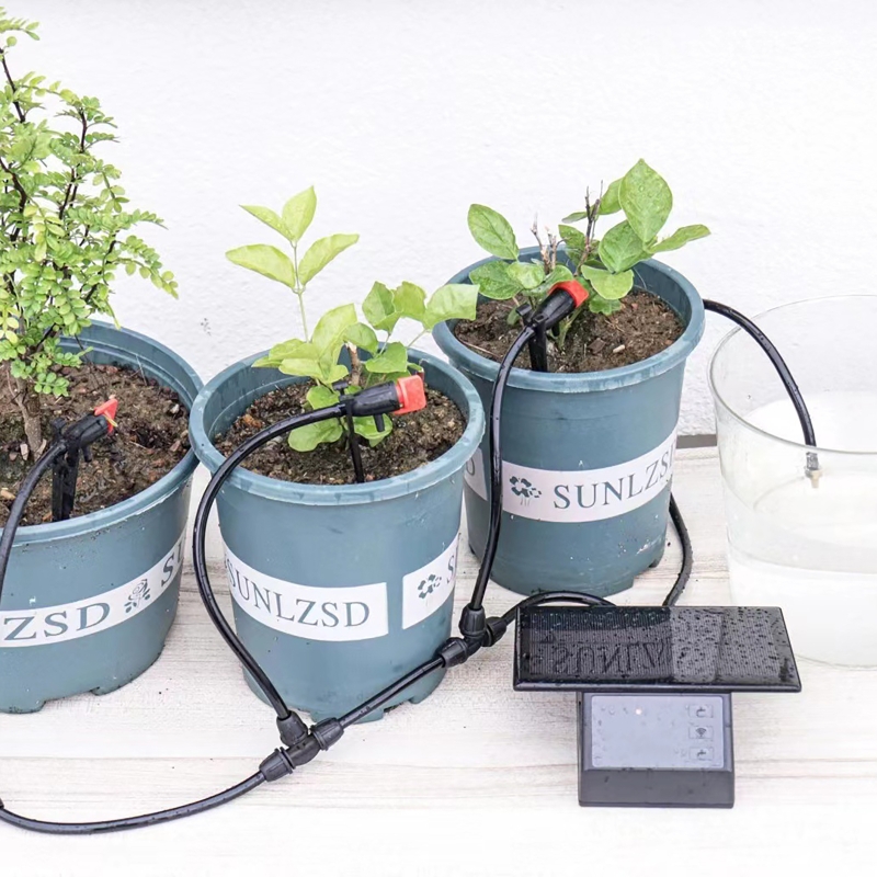 Kit de riego automático Solar  - Smart Home Diy reseña y precio