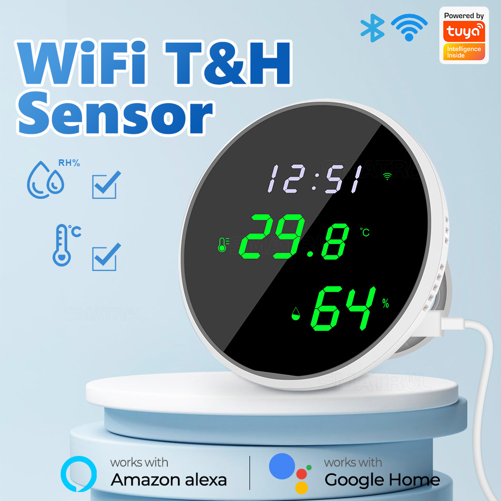 Tuya-Sensor inteligente de tem - Smart Home Design reseña y precio