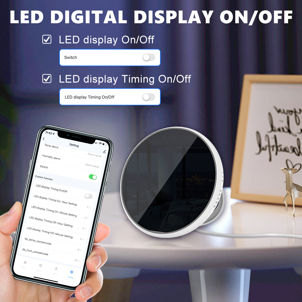 Tuya-Sensor inteligente de tem - Smart Home Design reseña y precio