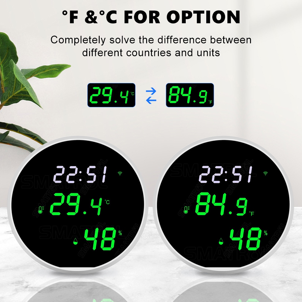 Tuya-Sensor inteligente de tem - Smart Home Design reseña y precio