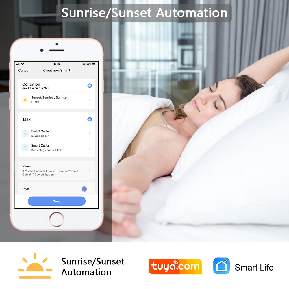 Interruptor de persiana enroll - Smart Home Blinds reseña y precio