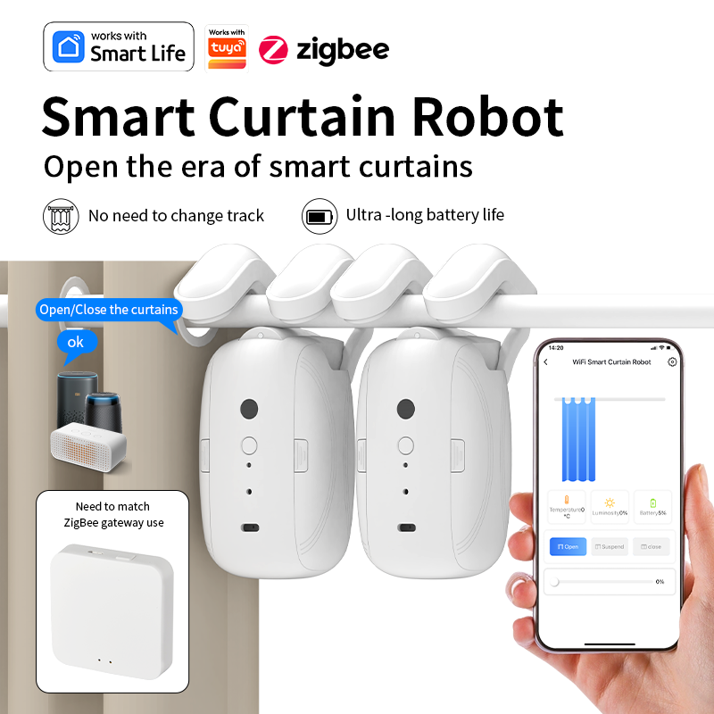 Zigbee-Robot controlador de co - Smart Home Google reseña y precio