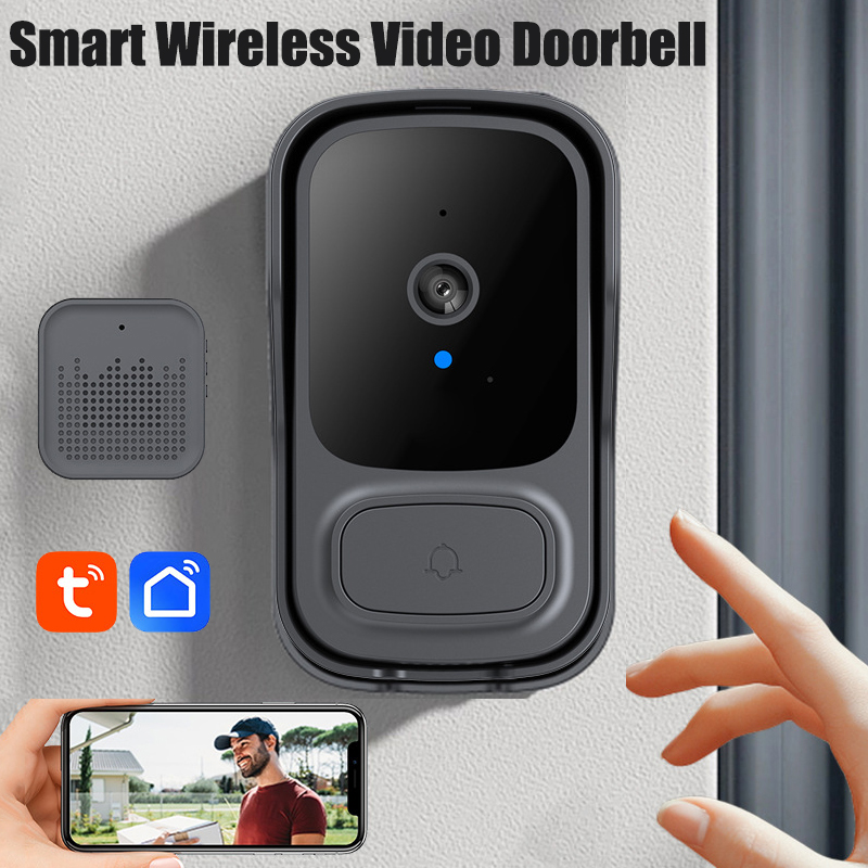Tuay-cámara con timbre Wifi, v - Smart Home Video Doorbell Installation reseña y precio